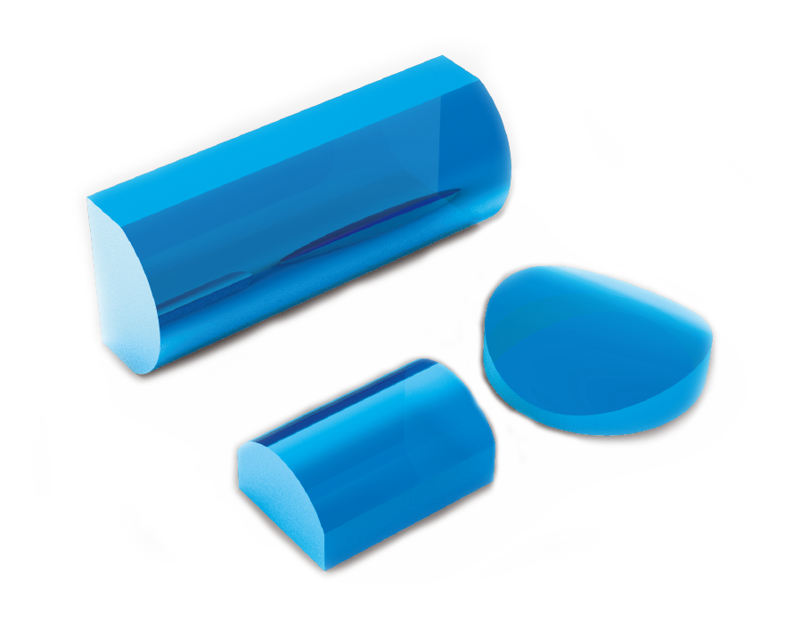 Calcium Fluoride（CaF2）Plano-Convex (PCX) Cylinder Lenses