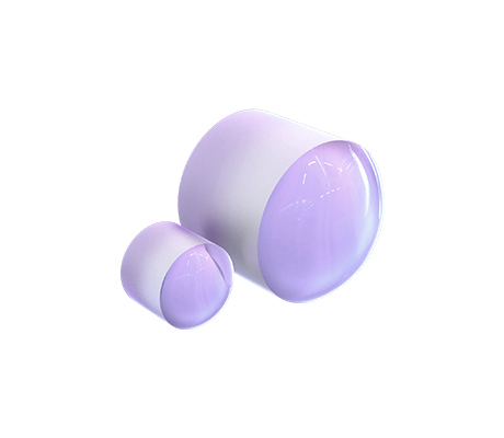 UV Fused Silica Drum Lenses